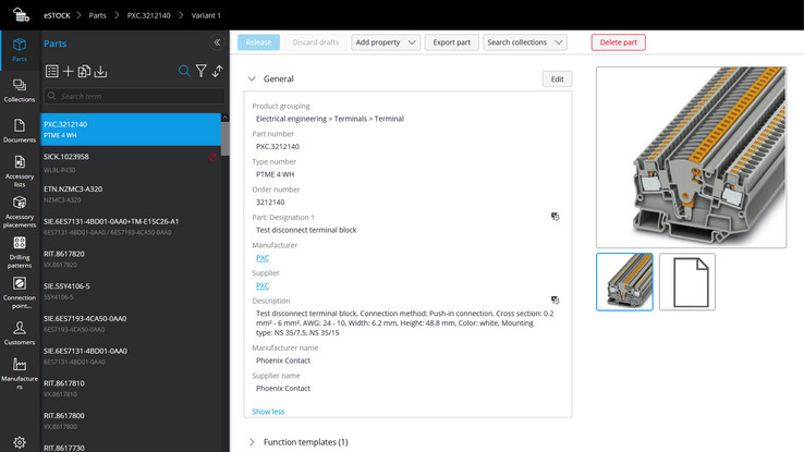 EPLAN eSTOCK - cloud-based device management system