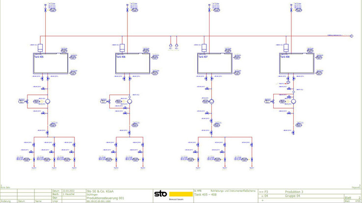 Tanques e instrumentação ligada nos diagramas de fluxo no EPLAN Preplanning Tanques e instrumentação ligada nos diagramas de fluxo no EPLAN Preplanning