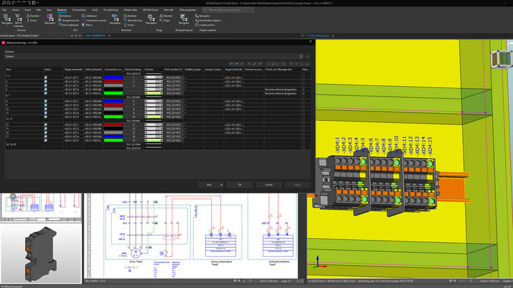 Editor de Bornes Optimizado: gerir facilmente os seus bornes e réguas de bornes